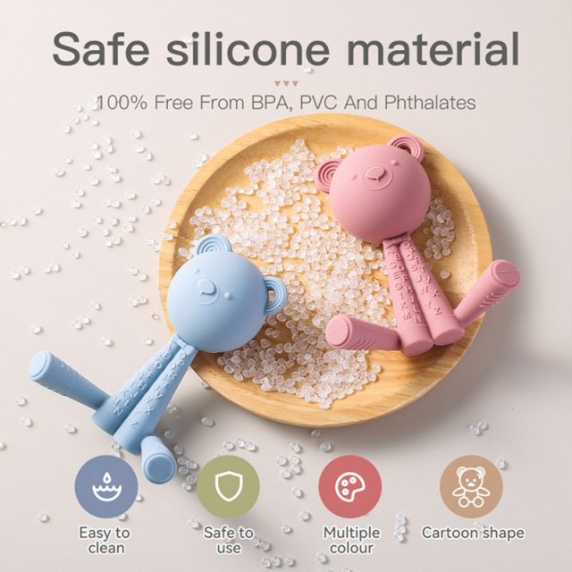 Durable Baby Teething Silicone Nursing Toys - Image 3