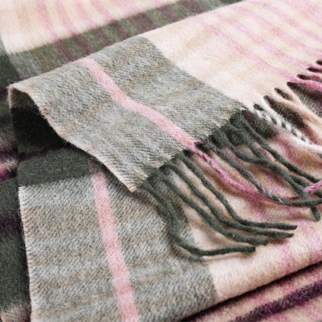 Classic Plaid Cashmere Scarf - Unisex Muffler - Image 4