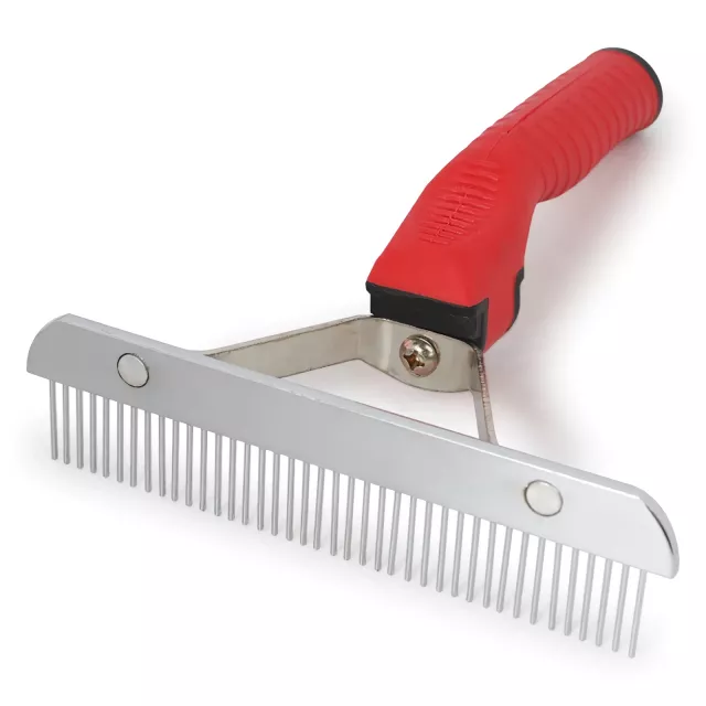 Extra-Large Dog Grooming Rake Comb – Deshedding Tool for Golden Retrievers, Huskies, and German Shepherds - Image 5