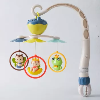 Musical Animal Baby Crib Mobile with Rattle Toys