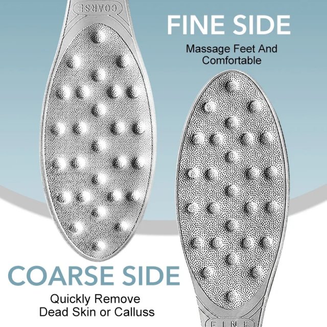 Stainless Steel Double-Sided Foot File - Image 3