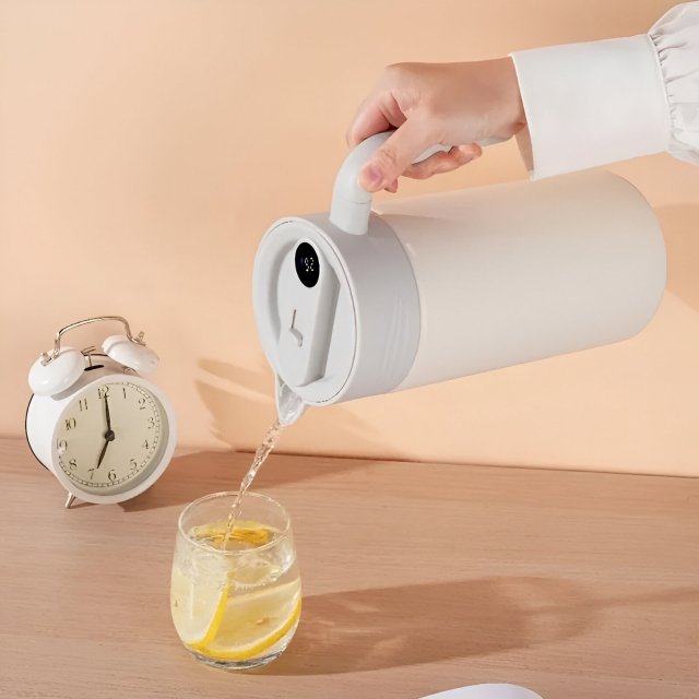 Stainless Steel Insulation Kettle with Temperature Display - Image 6