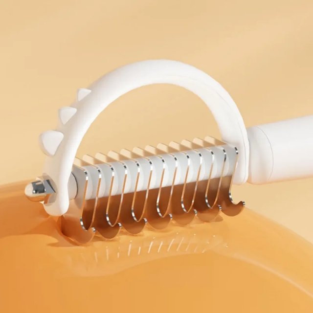 Double-Sided Stainless Steel Dog Comb Knife for Grooming and Knot Removal - Image 6