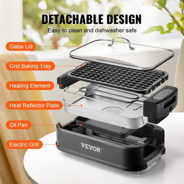1500W Smokeless Indoor Grill - Image 6