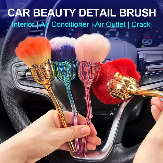 Universal Car Detailing Brush with Soft Bristles - Image 3