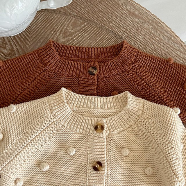 Autumn Baby Knitwear Cardigan - Unisex Infant Sweater for Boys & Girls - Image 5