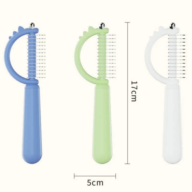 Double-Sided Stainless Steel Dog Comb Knife for Grooming and Knot Removal - Image 7