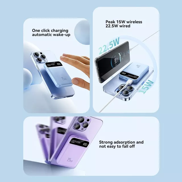 50000mAh Magnetic Wireless Power Bank with Fast Charging - Image 6