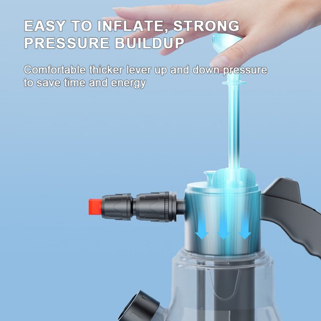 2L Pneumatic Foam Sprayer - High Pressure Car Wash Bottle with Thicken Body - Image 4