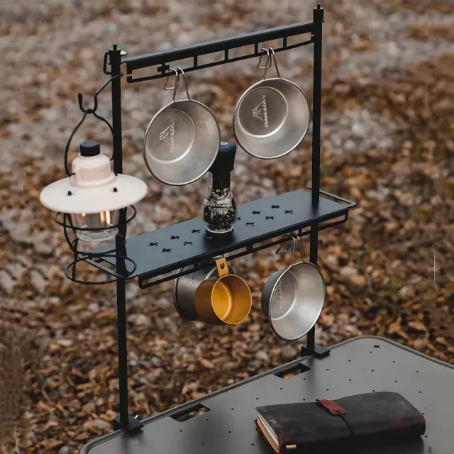 Multi-Functional Portable Camping Table Storage Rack - Image 6