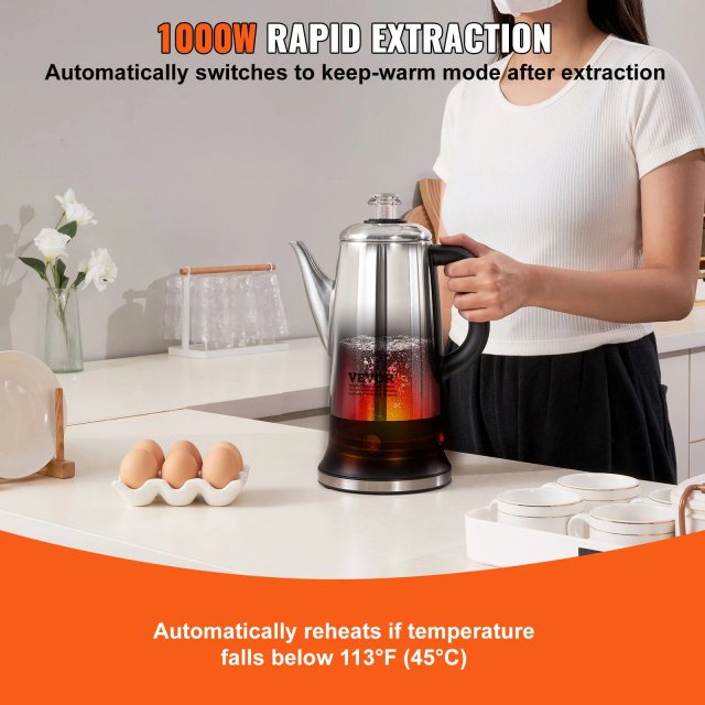 12-Cup Electric Percolator Coffee Pot - Image 2