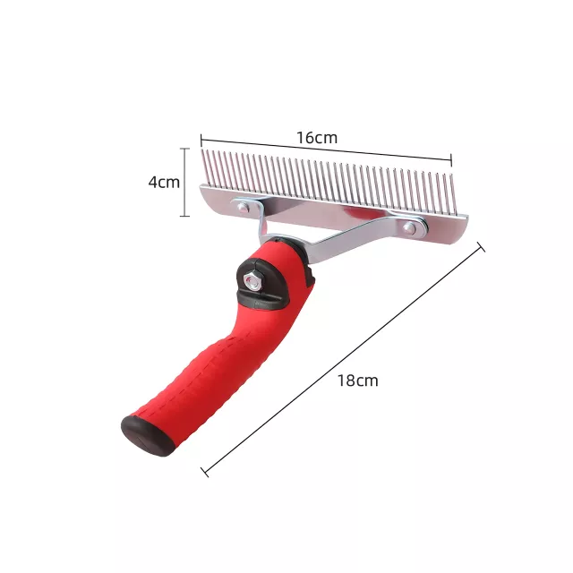 Extra-Large Dog Grooming Rake Comb – Deshedding Tool for Golden Retrievers, Huskies, and German Shepherds - Image 7