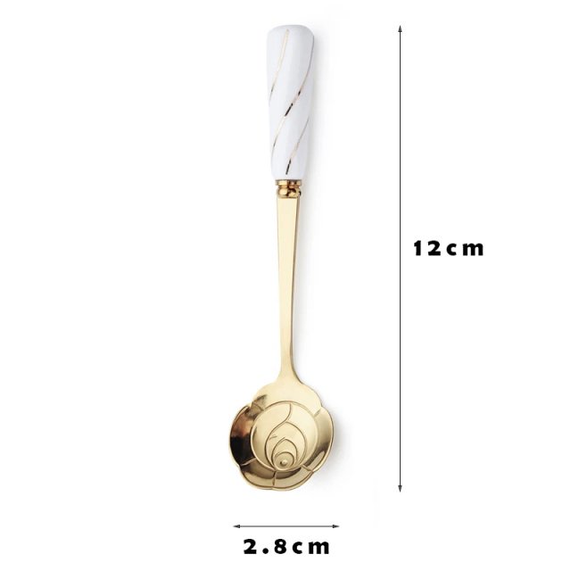 Mini Stainless Steel Dessert Spoons - Image 6