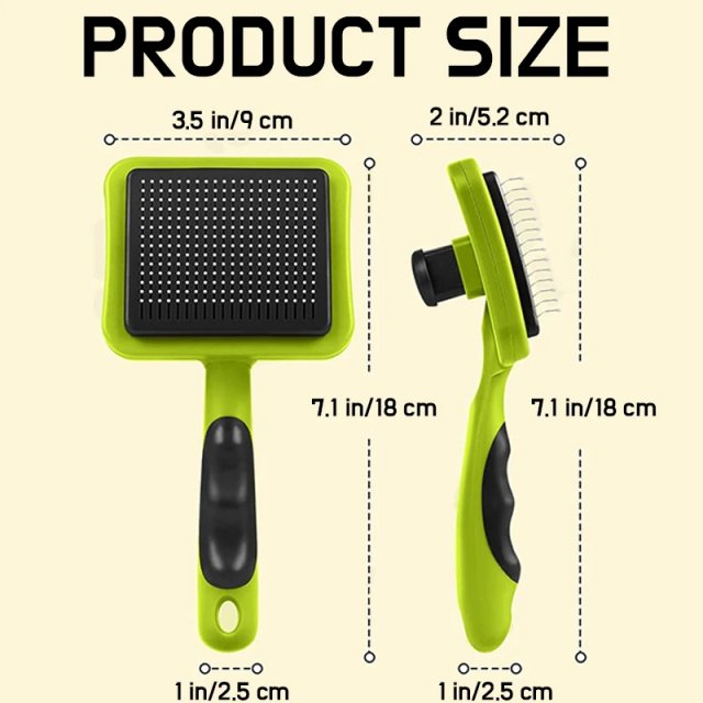 Self-Cleaning Slicker Brush for Dogs & Cats - Image 6
