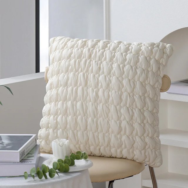 Light Luxury Cream Green Cushion Cover 45x45cm – Decorative Jacquard Pillowcase - Image 7