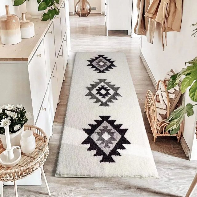 Plush Geometric Area Rug - Image 5