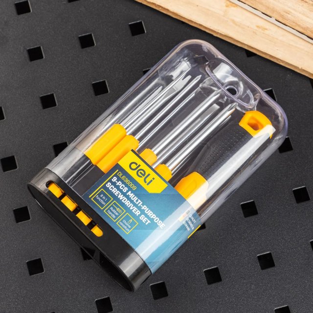 9-Piece High-Quality Screwdriver Set with Y-Shape Handle - Image 2