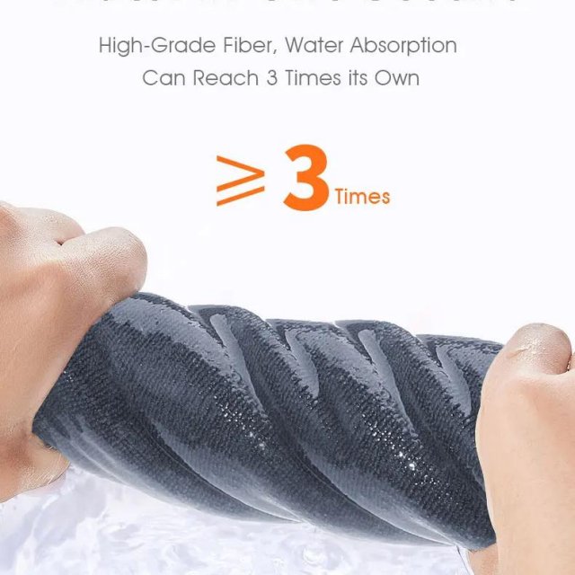 Ultra-Absorbent Microfiber Car Wash Towel for Auto Detailing - Image 3