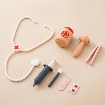 Baby Silicone Medical Play Set
