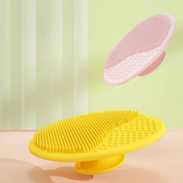 Baby Silicone Bath Brush - Soft Hair Comb & Head Massager for Newborns - Image 3