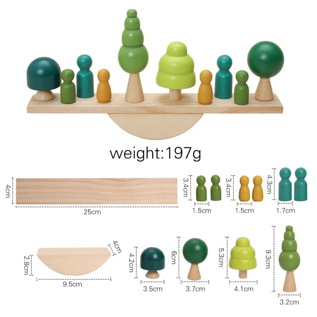 Colorful Wooden Balance Toys - Image 6