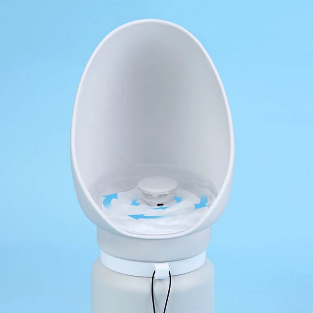 550ml Foldable & Leak-Proof Pet Water Bottle for Travel - Image 5