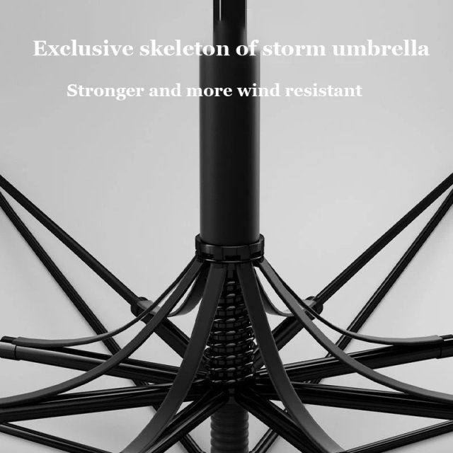 Automatic Windproof Long Handle Umbrella - Image 6