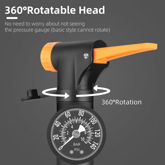 Portable Bicycle Pump for All Bike Types - Image 3