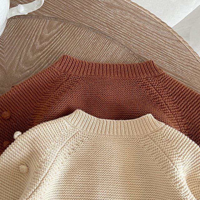 Autumn Baby Knitwear Cardigan - Unisex Infant Sweater for Boys & Girls - Image 6
