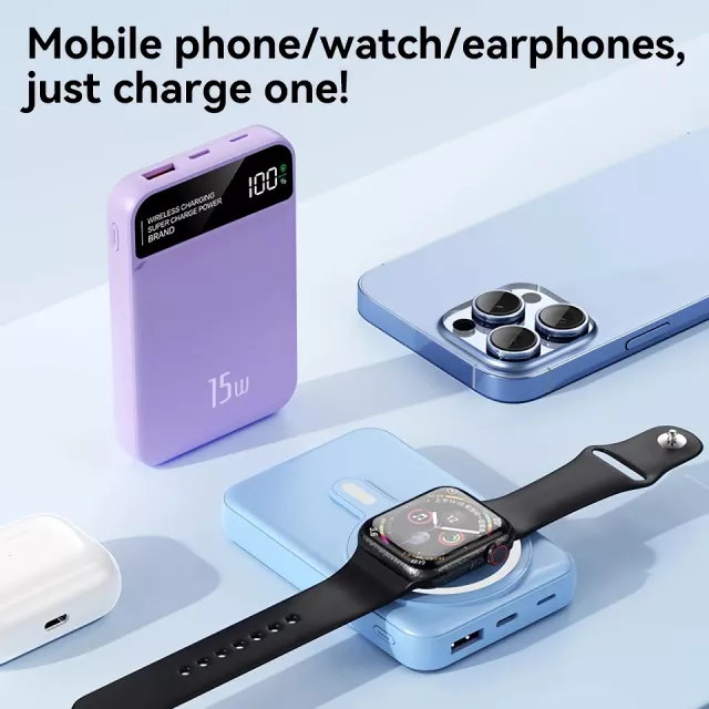 50000mAh Magnetic Wireless Power Bank with Fast Charging - Image 3