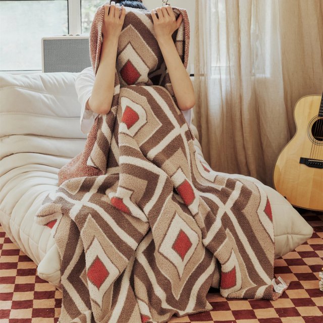 Endless Colorful Plaid Blanket - Image 5