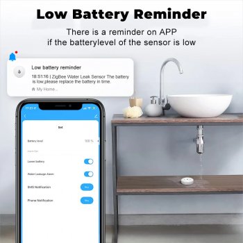 Smart Zigbee Water Leak Detector