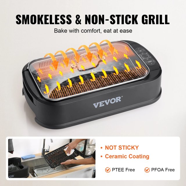 1500W Smokeless Indoor Grill - Image 5
