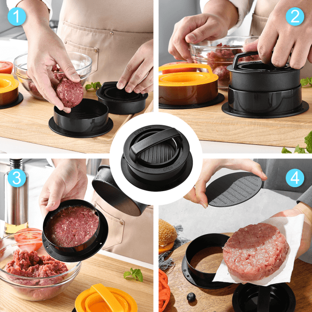 Non-Stick Stuffed Burger Press Patty Maker - Image 3
