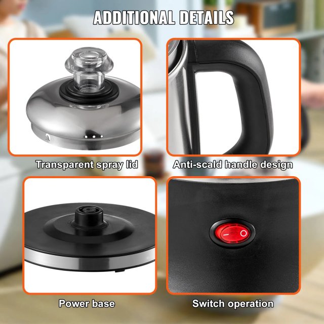 12-Cup Electric Percolator Coffee Pot - Image 4