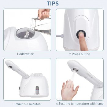 Facial Steamer & Humidifier for Deep Cleaning and Anti-Aging