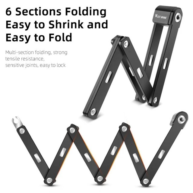 High Security Foldable Bicycle Lock - Image 7