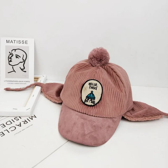 Cozy Winter Hat for Kids with Fur Lining & Earcuff - Image 5