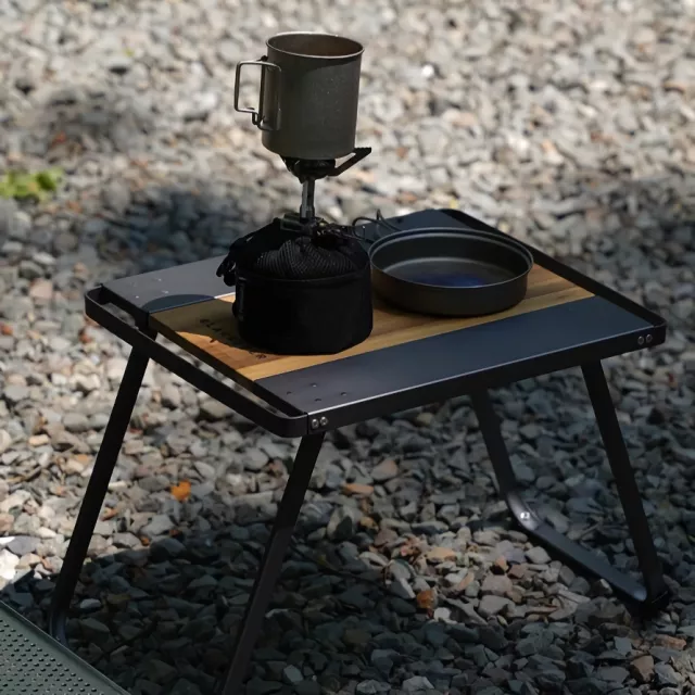 Portable Aluminum Alloy Folding Table: Perfect for Outdoor Adventures - Image 4