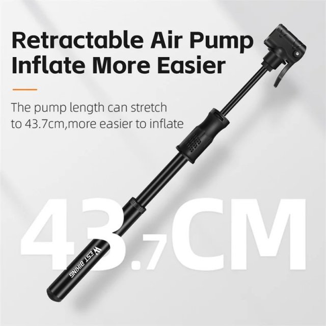 Portable Mini Bike Pump for Easy Inflation - Image 7