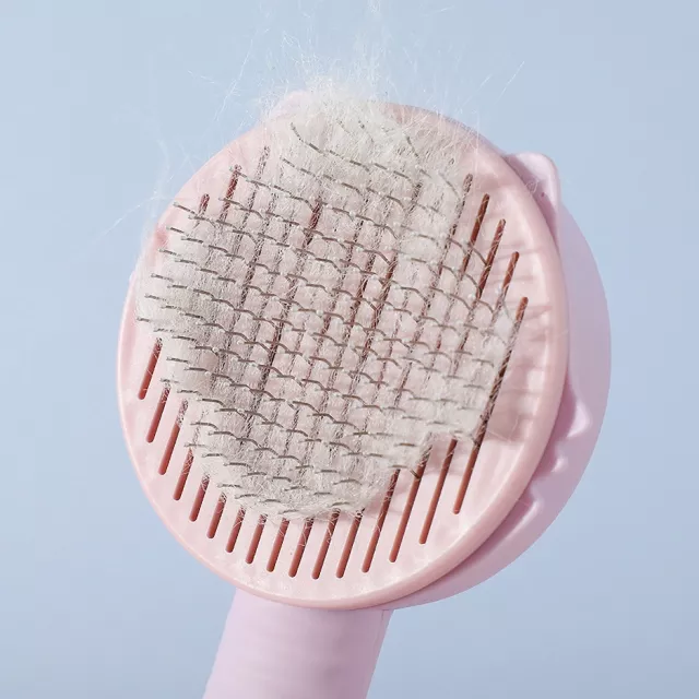 Self-Cleaning Cat and Dog Hair Brush with One-Click Fur Removal - Image 5