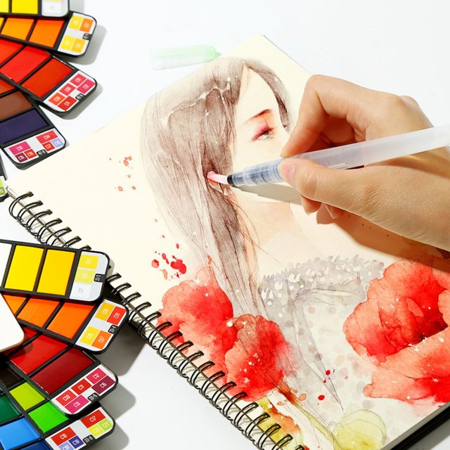 Portable Gouache Paint Set - Image 3