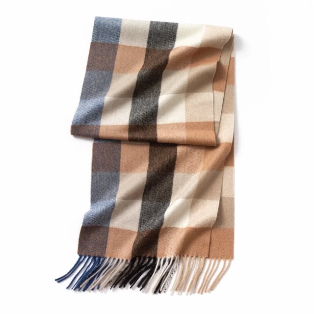 Luxury Cashmere Scarf with Tassels - Stylish Wrap and Shawl - Image 6