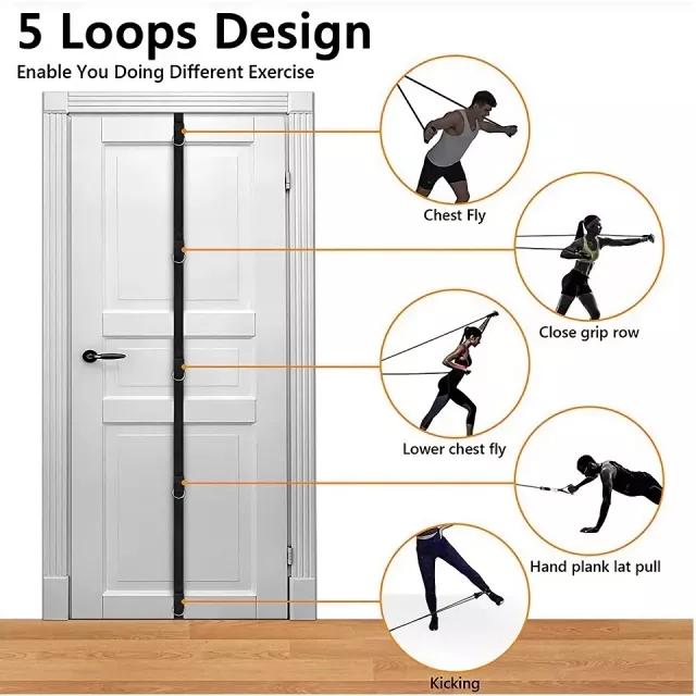 Upgrade Door Anchor Strap for Resistance Bands: Portable Gym Attachment - Image 5
