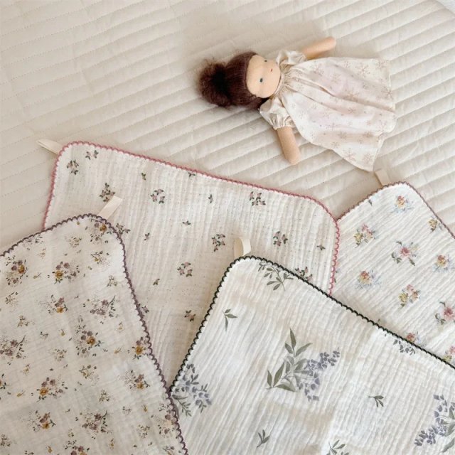 Soft Cotton Baby Bath Towel - Absorbent & Gentle Handkerchief for Babies - Image 3
