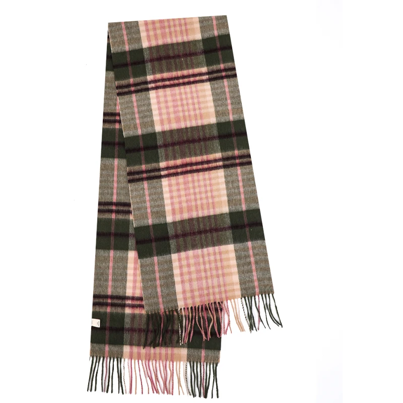 Green plaid scarf