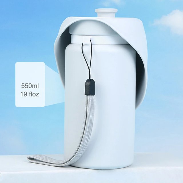 550ml Foldable & Leak-Proof Pet Water Bottle for Travel - Image 4