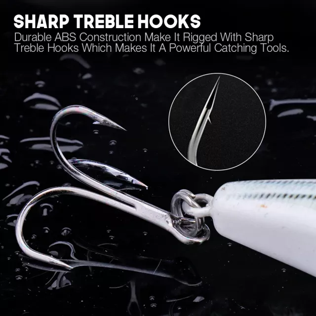 Vibration Sinking Jerkbait VIB Wobbler Fishing Lures - Image 4