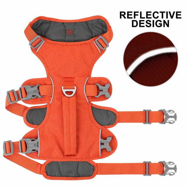 Reflective Nylon Dog Harness with Handle - Image 2