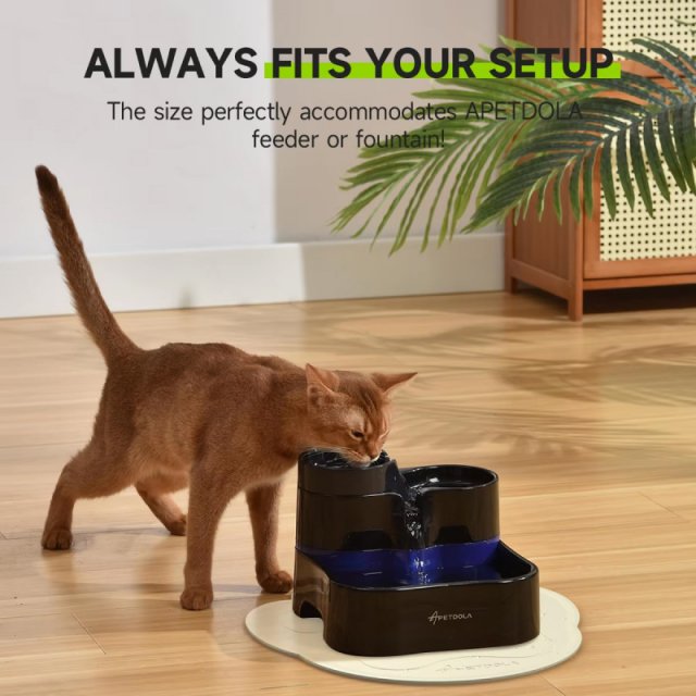 Waterproof Non-Slip Silicone Pet Feeding Mat for Cats and Dogs - Image 2